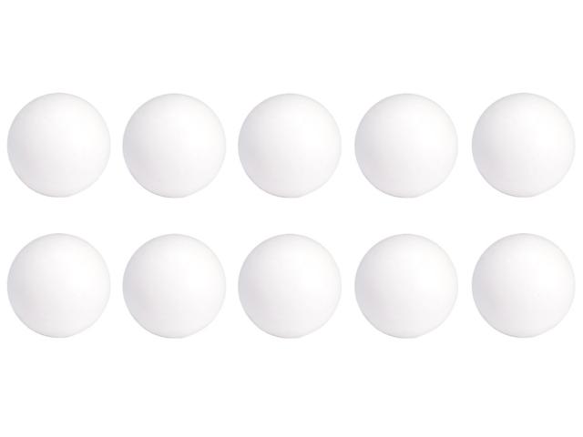 Lot de 10 balles blanches en plastique babyfoot Ø 35 mm - 19,5 g