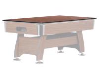 Combo plateau dînatoire / table de ping pong pour billard 213x122cm - 8 personnes - Wengé (2)