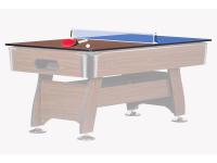 Combo plateau dînatoire / table de ping pong pour billard 213x122cm - 8 personnes - Wengé (3)